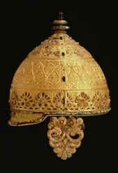 Celtic helmet found at Agris, Charante, 4th century BC